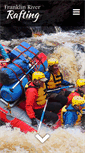 Mobile Screenshot of franklinriverrafting.com