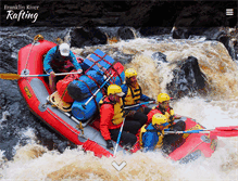 Tablet Screenshot of franklinriverrafting.com